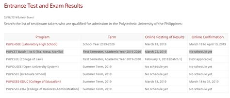 pup sta mesa courses.